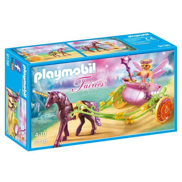 4008789091369 - PLAYMOBIL® Fairies - Fée avec carrosse et licorne