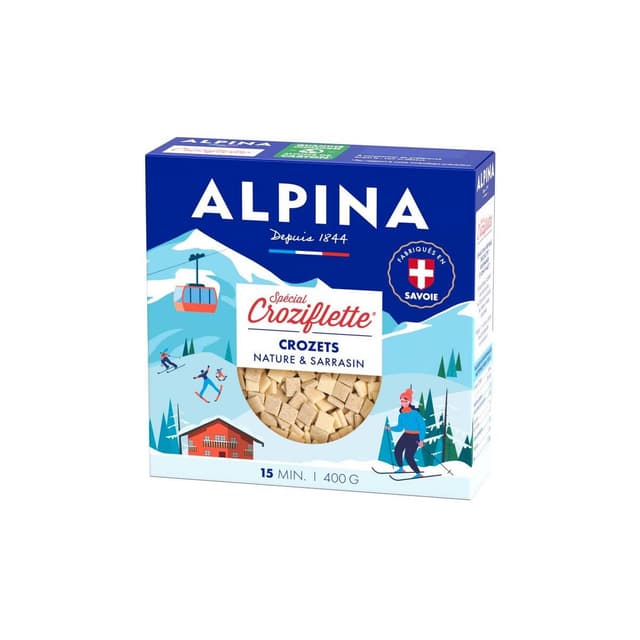 3252970011969 - Alpina Savoie - Crozets nature et sarrasin spécial croziflette