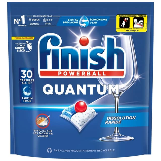3665468403069 - Finish - Capsules Lave-vaisselle Quantum Powerball All in One 