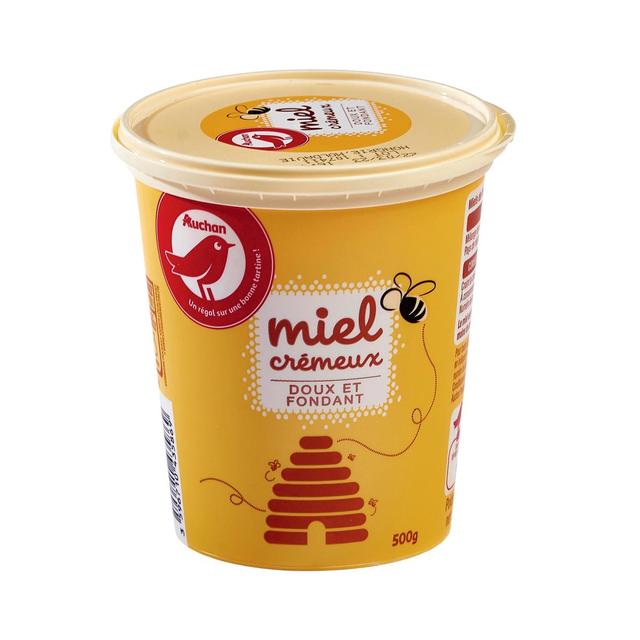 3596710435869 - Auchan - Miel crémeux doux et fondant