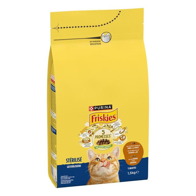 8445290977069 - Purina - Friskies - Croquettes Dinde Poulet Légumes pour Chat Stérilisé