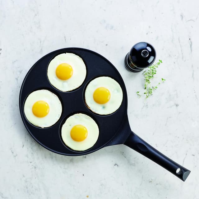 3458163878269 - Kitchen Fun - Poêle à Blinis en fonte d'aluminium