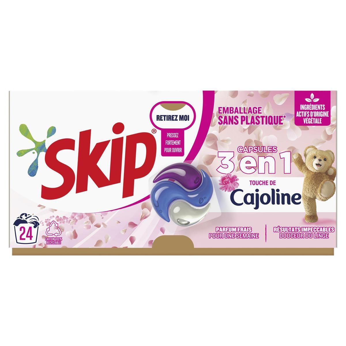 8720181248269 - Skip - Lessive Capsule 3 en1 Touche de Cajoline