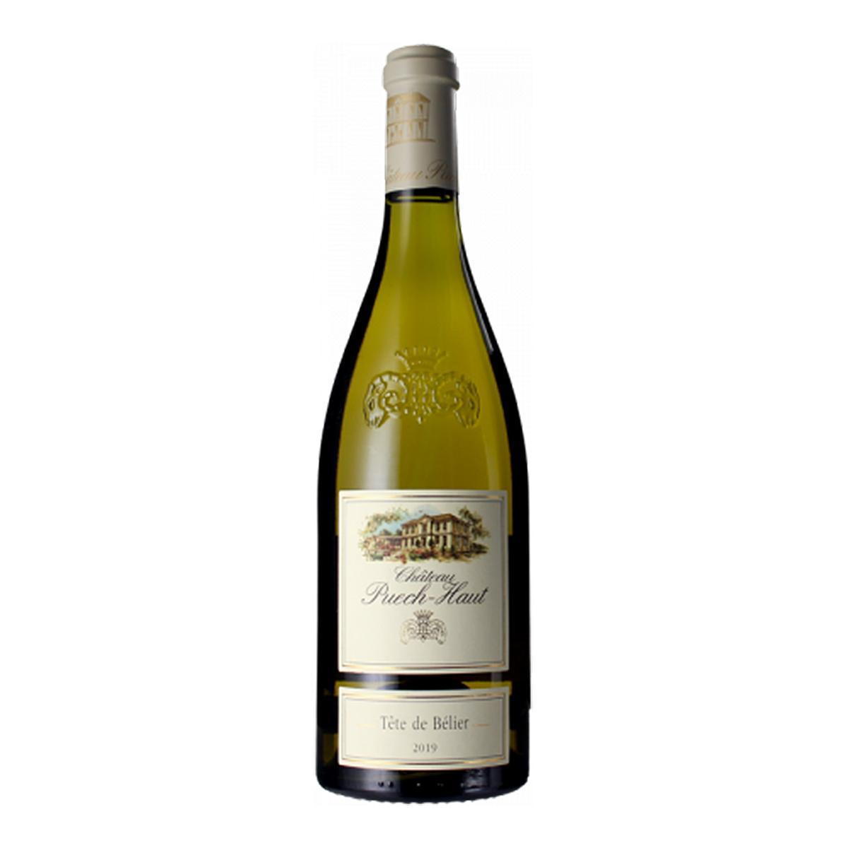 3760075210670 - Coteaux du Languedoc blanc AOP - Château Puech Haut Tête de Bélier