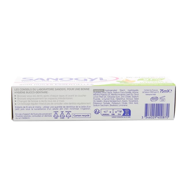 3346029400870 - Sanogyl - Dentifrice blancheur