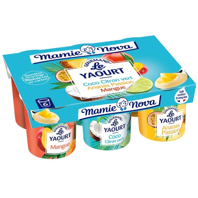 3456772020970 - Mamie Nova - Yaourts Saveurs Exotiques