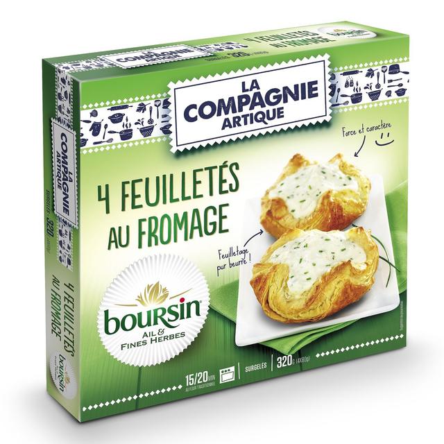 3289475001270 - La Compagnie Artique - Paniers feuilletés au Boursin ail et fines herbes