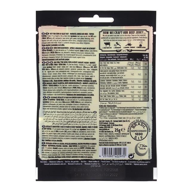 4251097402970 - Jack Links - Beef Jerky Teriyaki - Snack de boeuf séché 