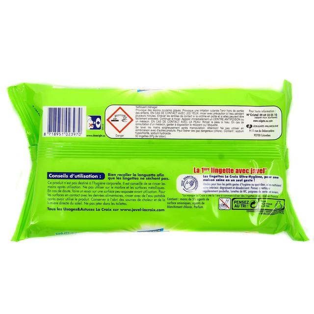 8718951023970 - La Croix - Lingettes nettoyantes avec javel 100% Hygiène