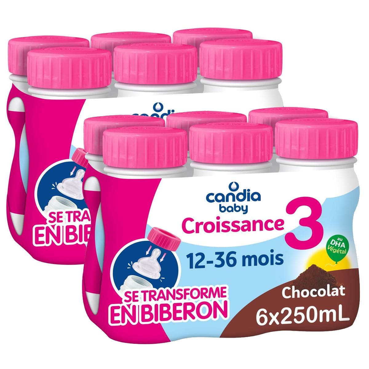 Candia Baby Lait de Croissance 3me ge Liquide Chocolat Bb Ds 10 Mois