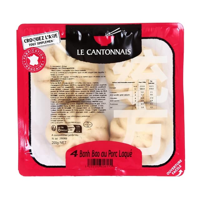 3492590606170 - Le Cantonnais - Banh Bao au Porc Laqué
