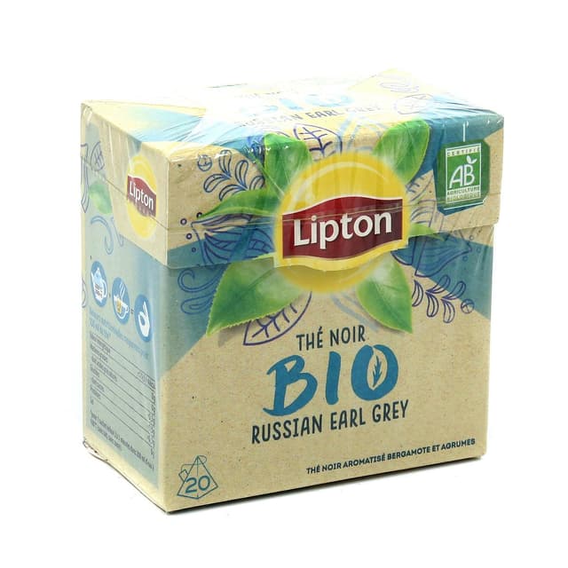 8711200356270 - Lipton - Thé noir bio russian earl grey