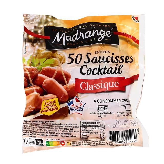 3180940088270 - Madrange - Saucisses Cocktail