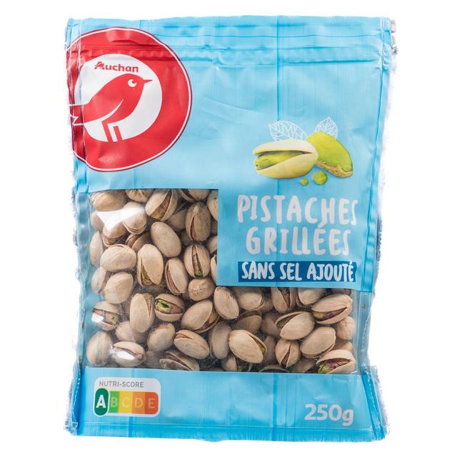 8435177059070 - Auchan - Pistaches Grillées Sans Sel Ajouté