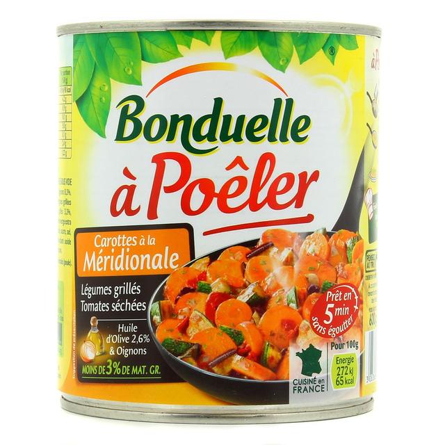 3083681059670 - Bonduelle - Carottes à la méridionale à poëller 
