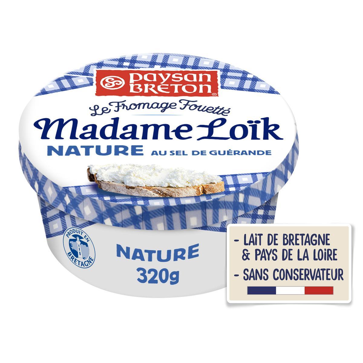3412290070071 - Paysan Breton - Fromage fouetté Madame Loik nature au sel de Guérande