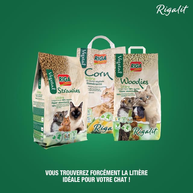 3166780060171 - Riga Rigalit - Litière maïs agglomérante