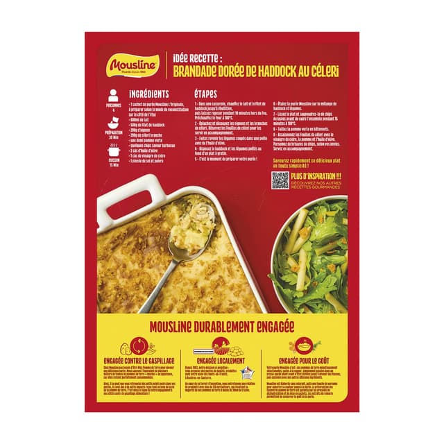 3760381260871 - Mousline - Purée Nature