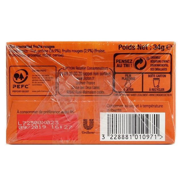 3228881010971 - Lipton - Thé 5 fruits rouges