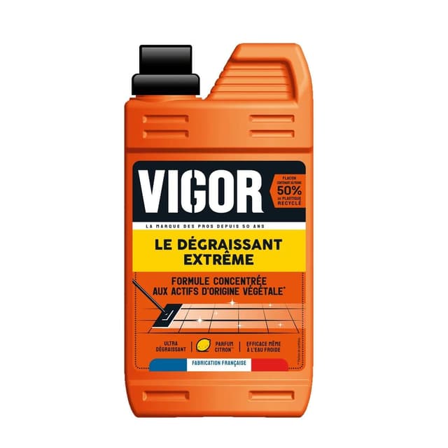 3760360761771 - Vigor - Nettoyant Ménager Dégraissant Extrême