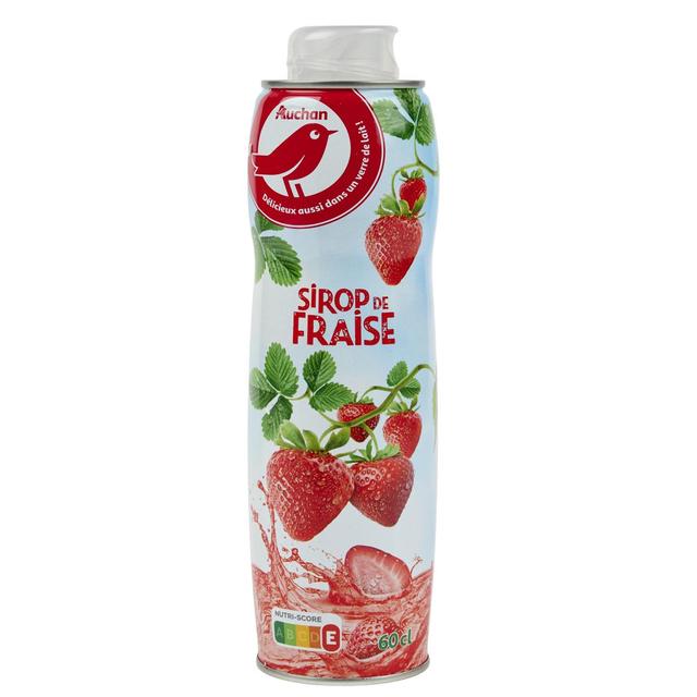 3596710548248 - Auchan - Sirop de fraise