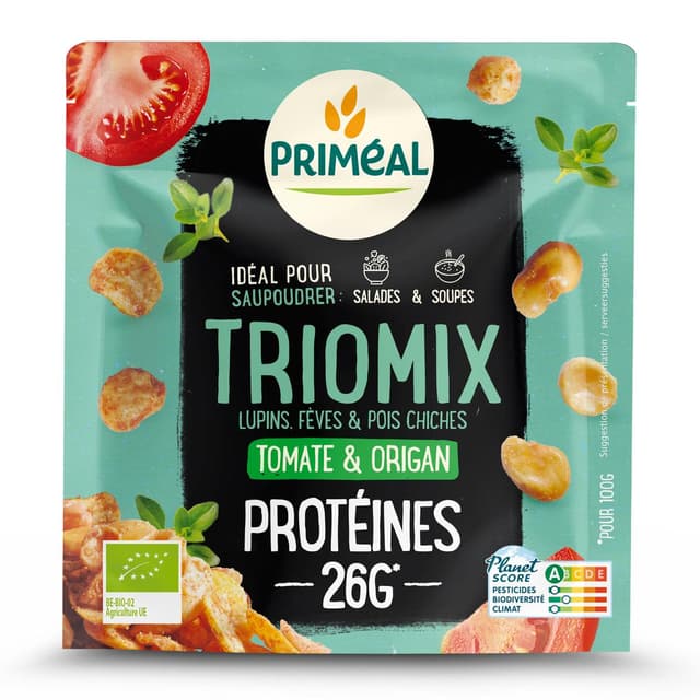 3380380115271 - Priméal - Triomix protéinée pois fève lupin tomate bio
