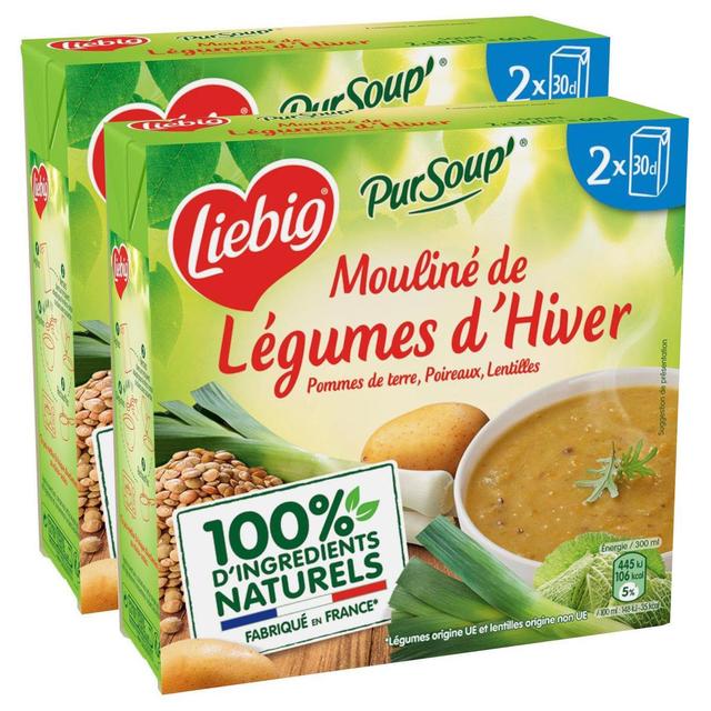2050000405471 - Liebig - Soupe Mouliné de Légumes d'Hiver- Pommes de terre, Poireaux, Lentilles