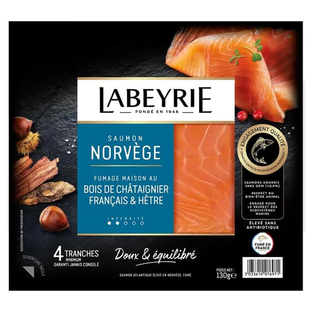 3033610076971 - Labeyrie - Saumon Fumé Le Norvège