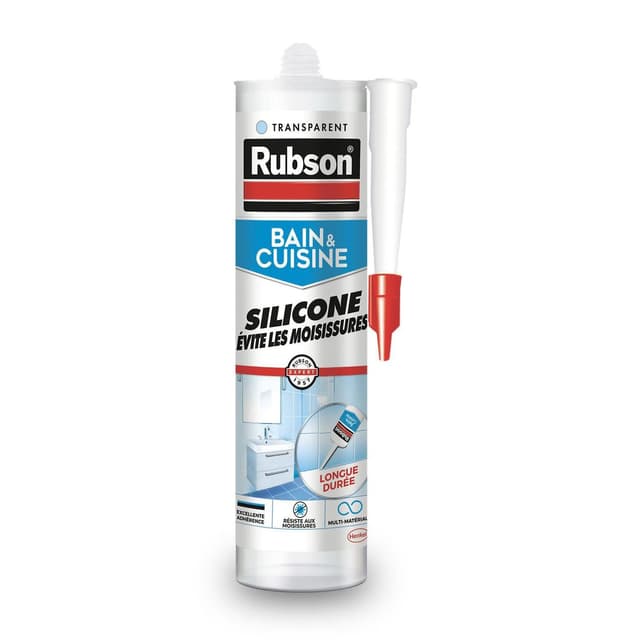 5410091628871 - Rubson - Silicone anti-moisissures transparent blanc bains et cuisine