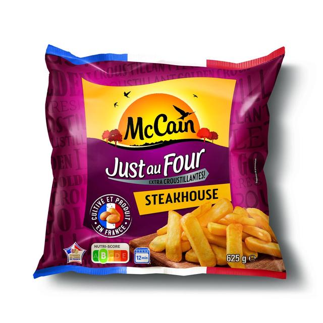 8710438109771 - McCain - Frites Just au four steakhouse coupe rustique 9x18mm