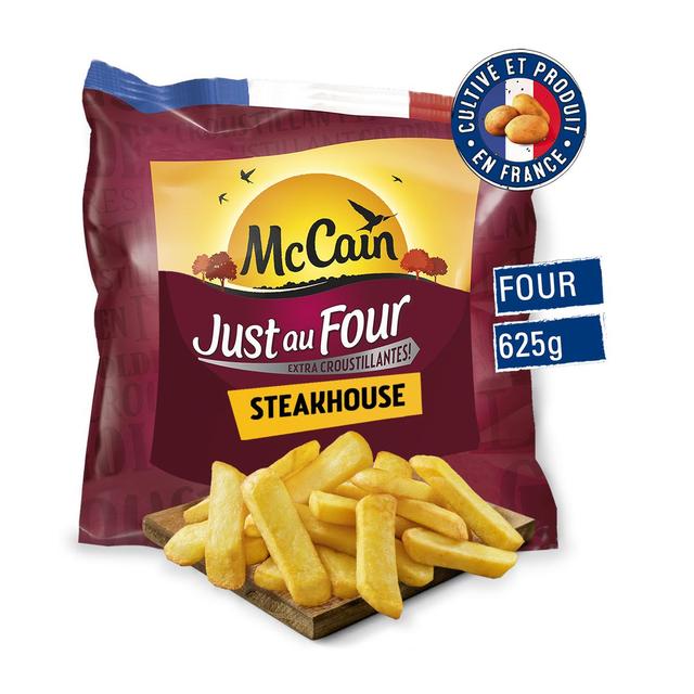 8710438109771 - McCain - Frites Just au four steakhouse coupe rustique 9x18mm