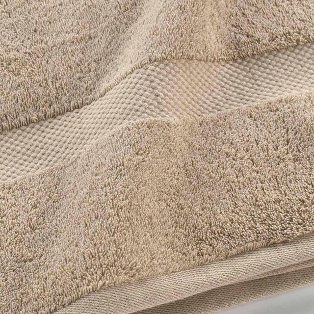 3574388020372 - Douceur D Interieur - Serviette de toilette éponge noisette