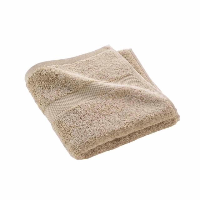 3574388020372 - Douceur D Interieur - Serviette de toilette éponge noisette