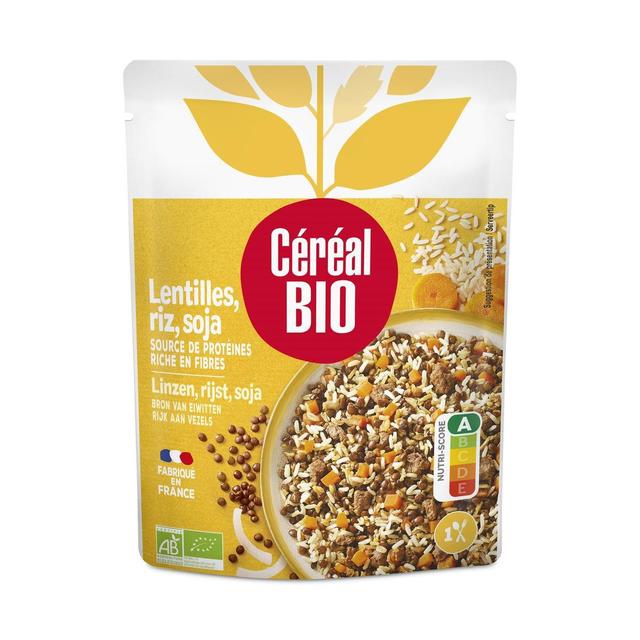 3175681170872 - Céréal Bio - Lentilles Cuisinées Riz Soja Vegan Bio