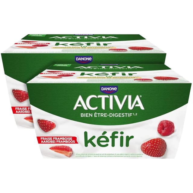 2050000422072 - Activia - Kéfir fraise, framboise