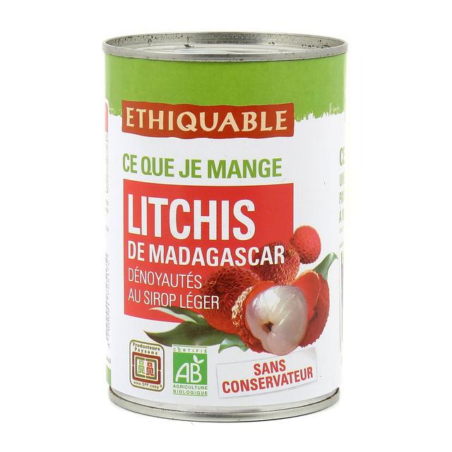 3760091725172 - Ethiquable - Commerce Equitable - Litchis dénoyeauté bio 