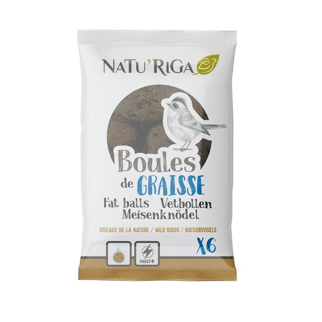 3166780505672 - Riga Natu'Riga - Boules de graisse et Céréales 6x90g