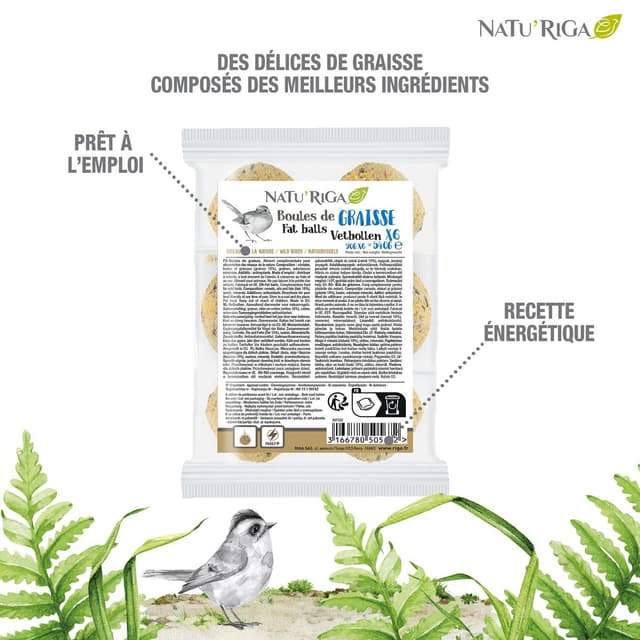 3166780505672 - Riga Natu'Riga - Boules de graisse et Céréales