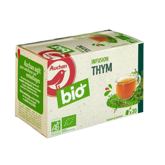 3596710486472 - Auchan BIO - Infusion thym bio