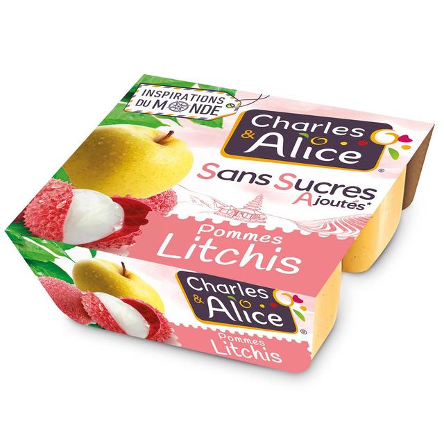3297760097372 - Charles et Alice - Pomme Litchi Sans Sucre Ajouté 