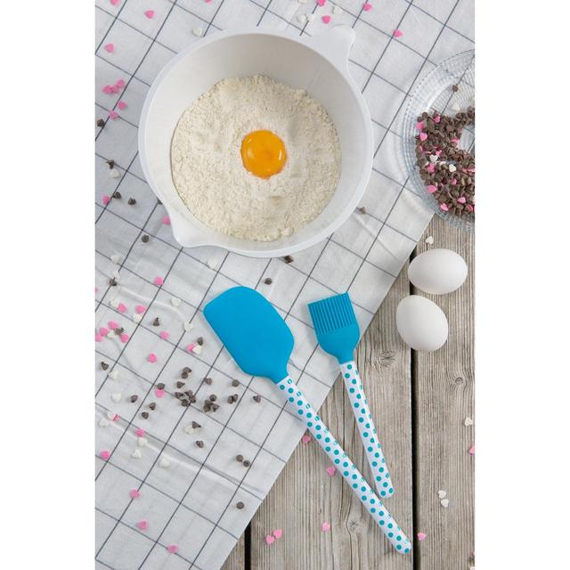 7640127689172 - Zak Designs - Spatule en silicone bleu