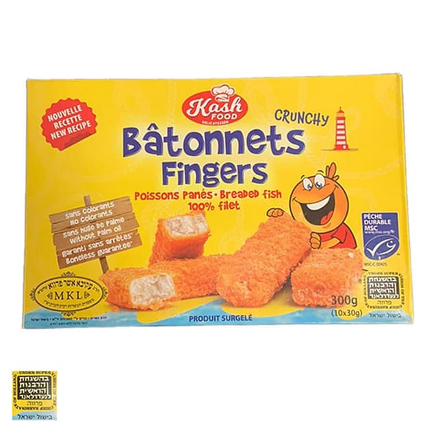 8718274599572 - Kash Food - Bâtonnets panés de poisson MSC