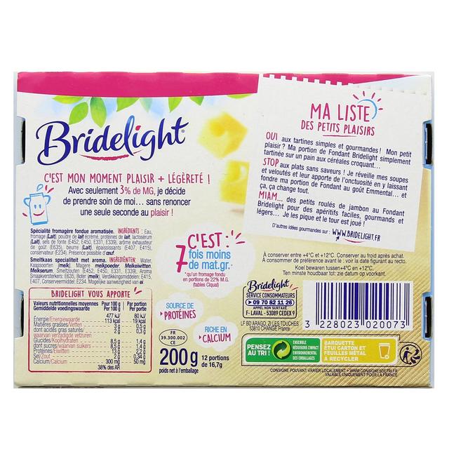 3228023020073 - Bridelight - Fromage Goût Emmental 3%mg