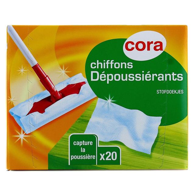 3257984420073 - Cora - Lingettes dépoussiérantes