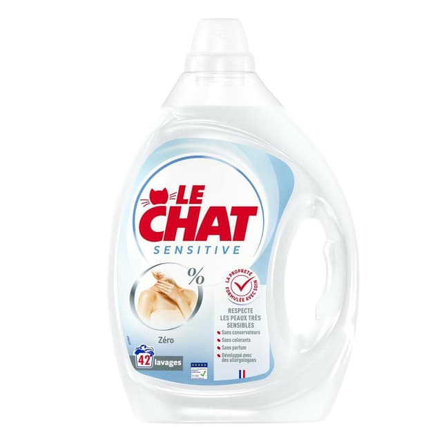 3178041361873 - Le Chat - Lessive liquide sensitive 0% 