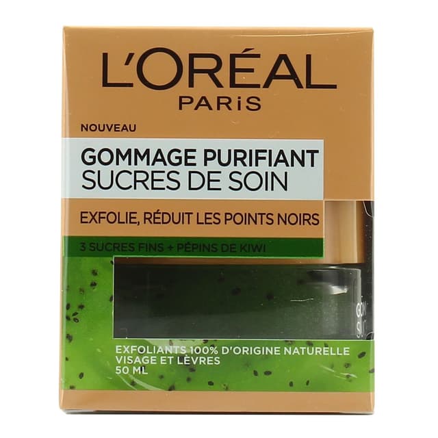 3600523541973 - L'Oréal - Gommage visage purifiant aux sucres de soin