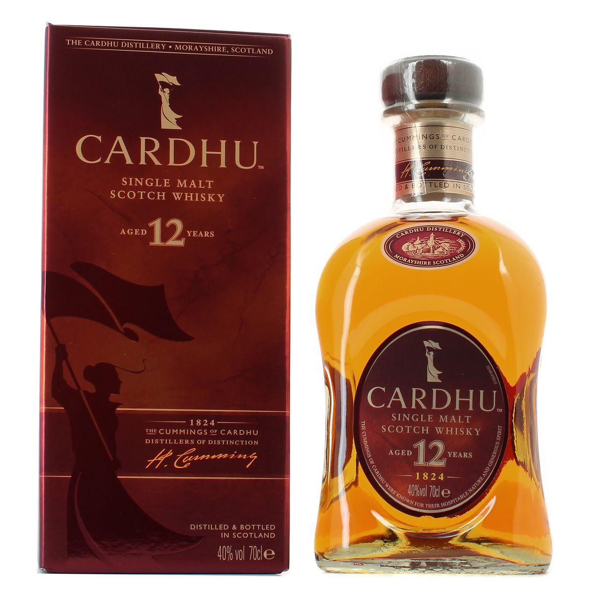 Cardhu - Scotch whisky single malt 12 ans 40°