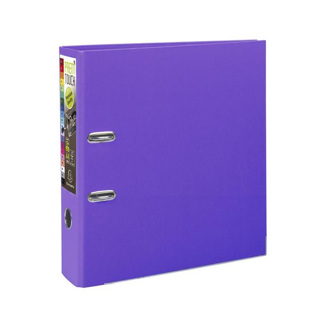 3130630533573 - Exacompta - Classeur levier violine pour feuilles 24,2 x 29,7 cm