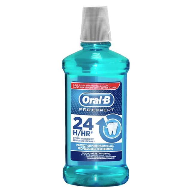 4084500923973 - Oral B - Bain de bouche Protection Professionnelle- menthe fraîche