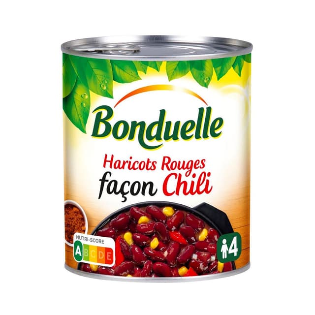 3083681054873 - Bonduelle - Haricots Rouges Façon Chili